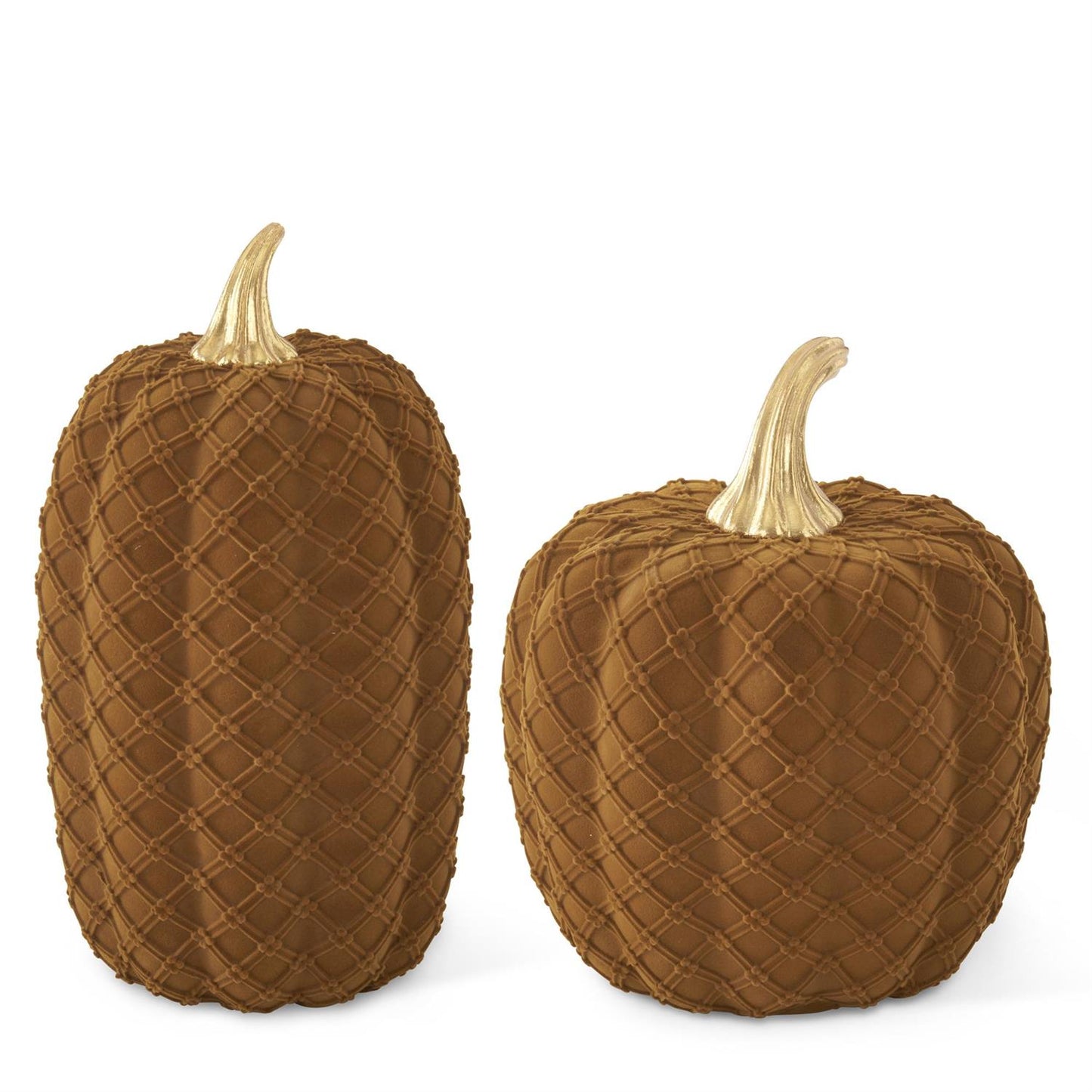 Velvet Flocked Pumpkin