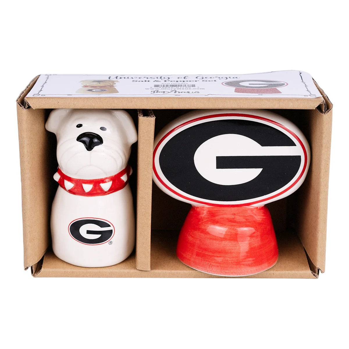 UGA Salt and Pepper Set