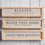 Canvas Distressed Wall Signs