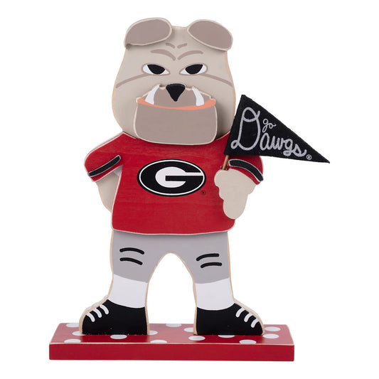 Harry Dawg Mascot Wooden Tabletop