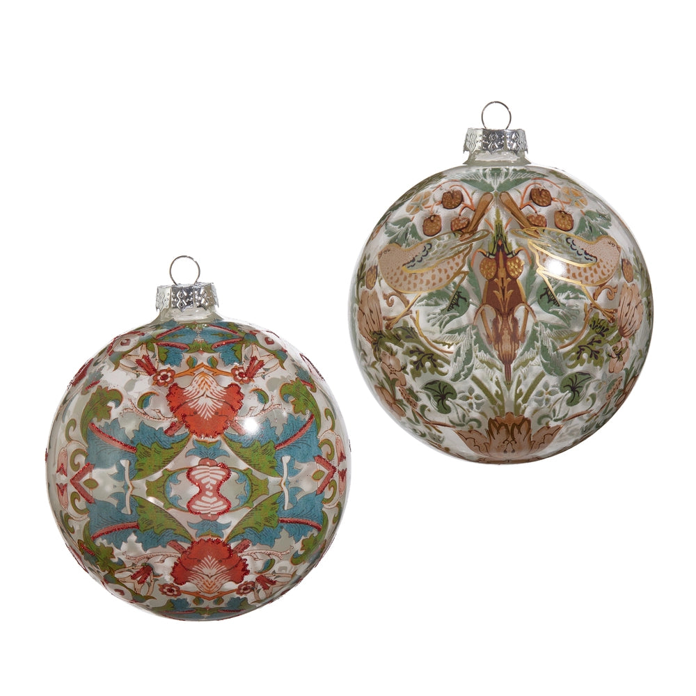 William Morris Ball Ornament