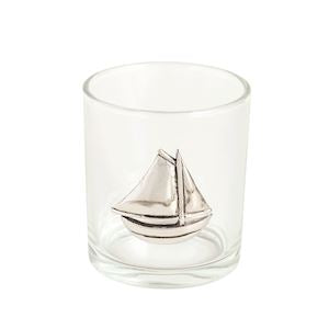 Lake Themed Double Old Fashioned Glass