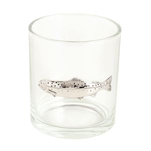 Lake Themed Double Old Fashioned Glass