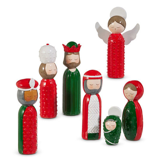 Peg Figurine Nativity
