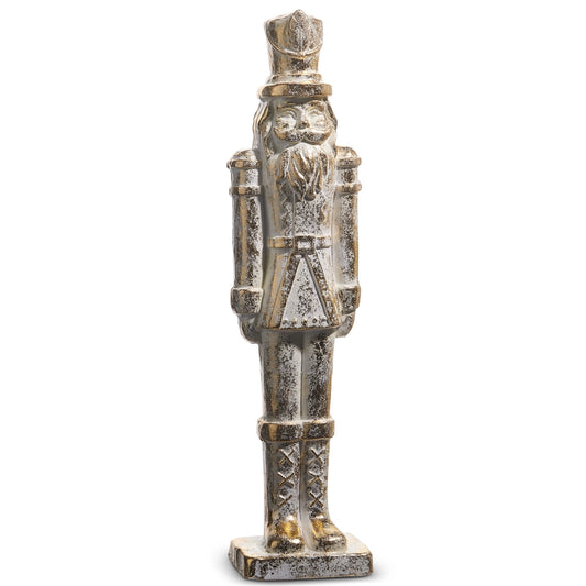 Whitewash Gold Nutcracker