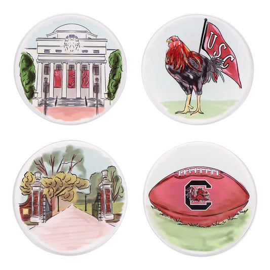 University of South Carolina Icon Coaster Set of 4