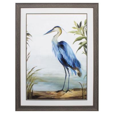 Blue Heron Framed Art