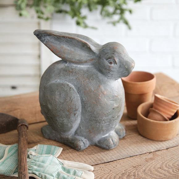 Cottontail Rabbit Garden Statue