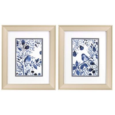 Indigo Song Framed Art - Set of 2