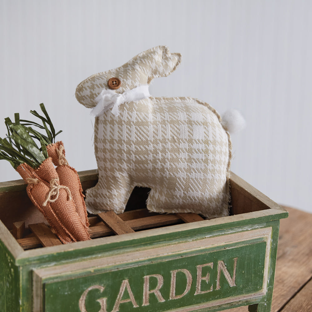 Cotton Filled Bunny - Choice of Plaid or Linen