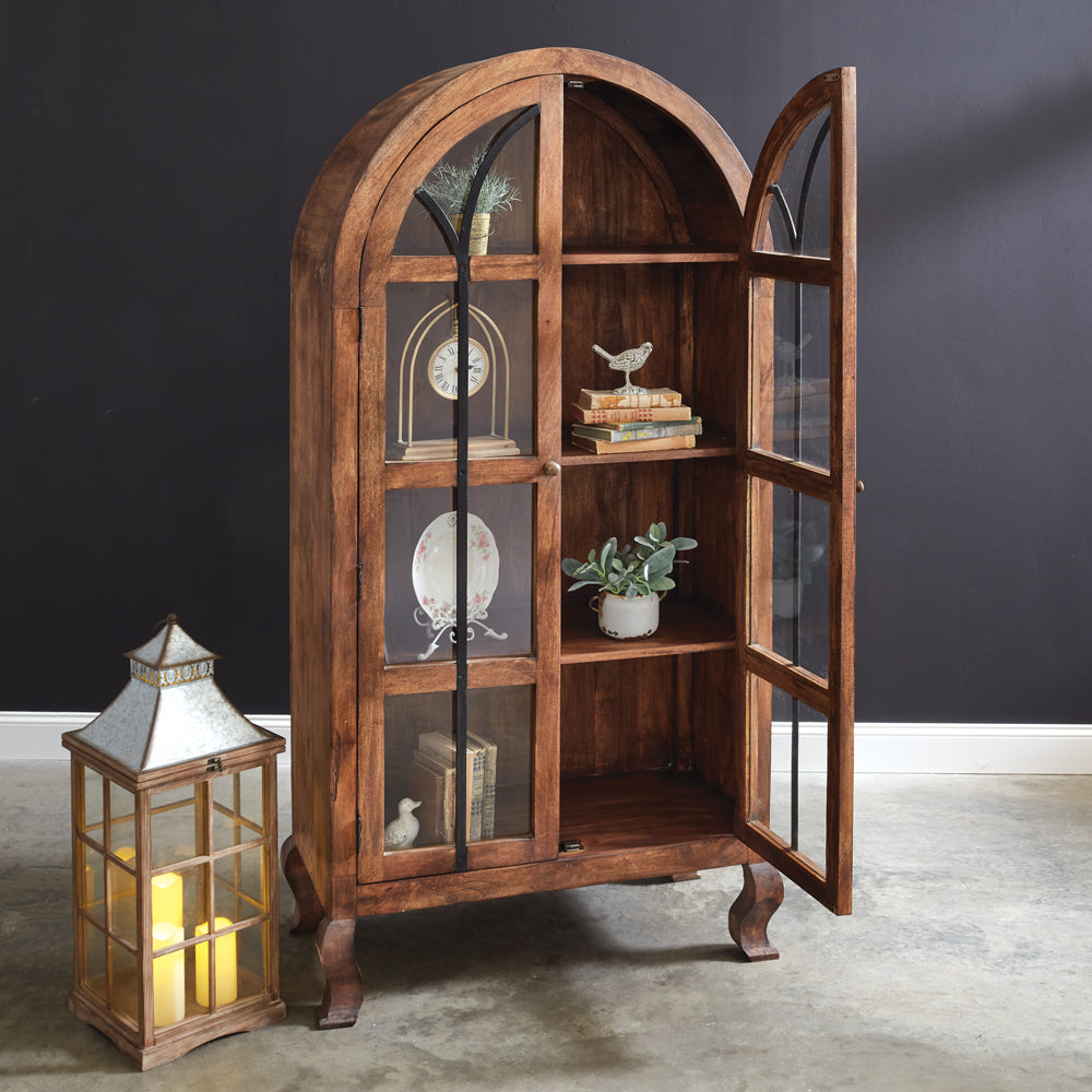 Arched Vanderbury Display Cabinet