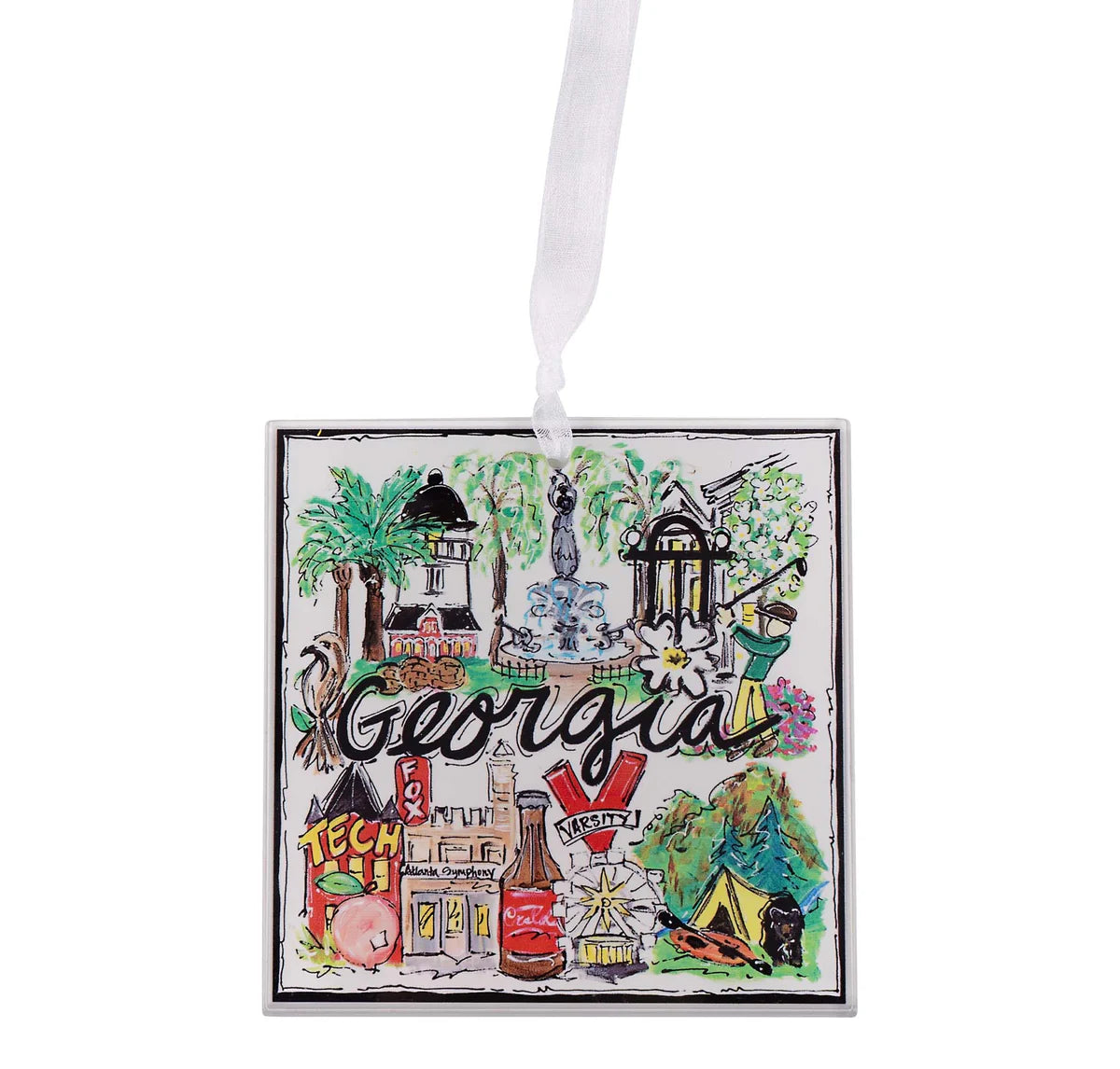 Georgia Acrylic Ornament