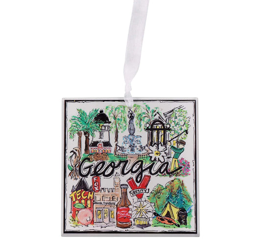 Georgia Acrylic Ornament