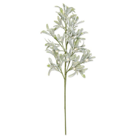 Glittered Mistletoe Stem