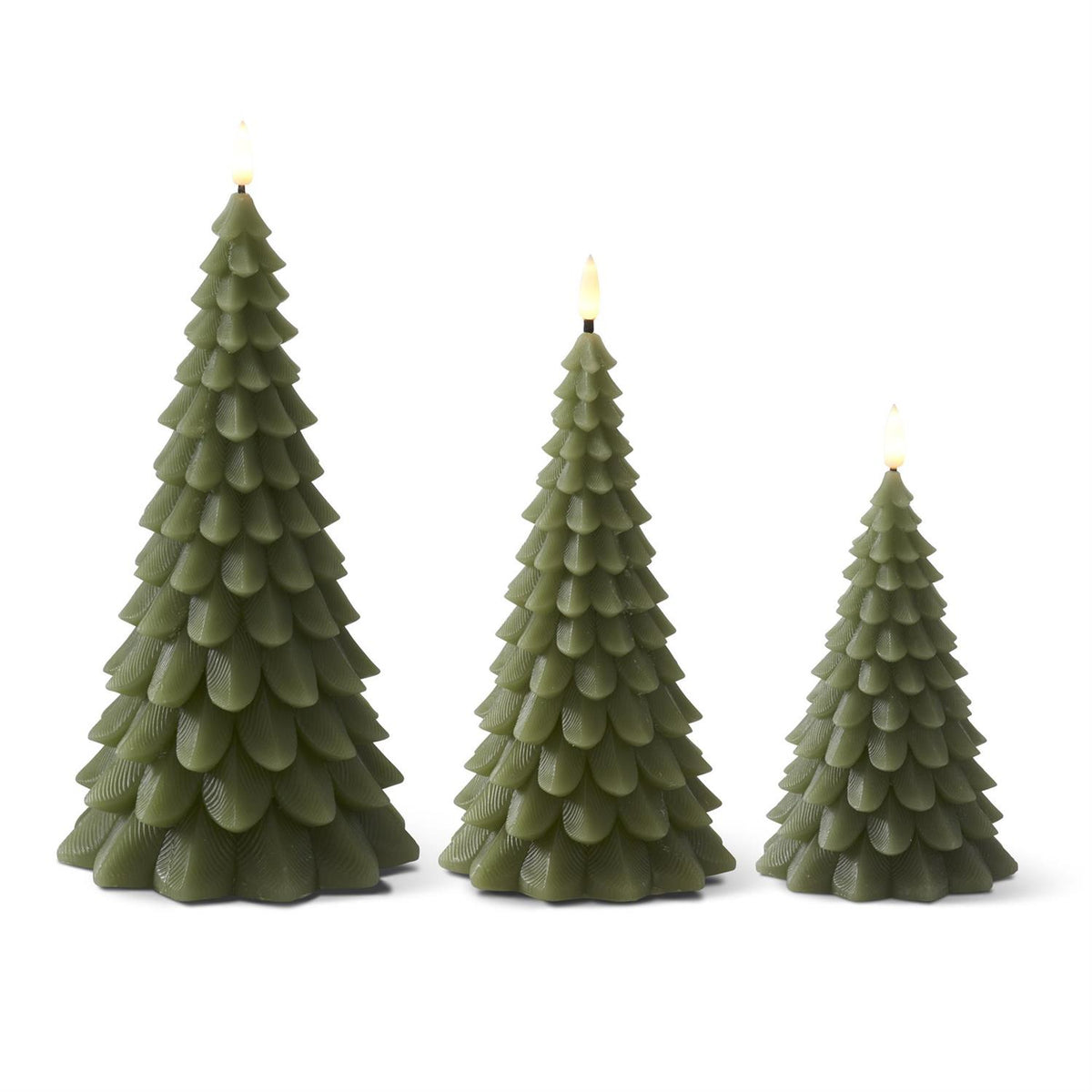 Christmas Tree Candles with Timers