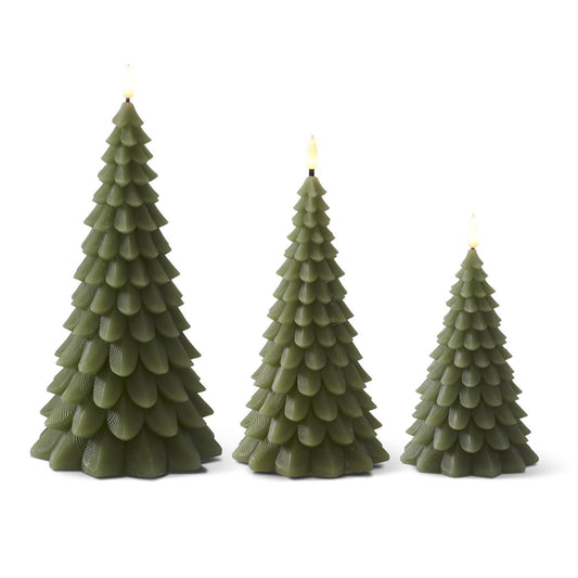 Christmas Tree Candles with Timers
