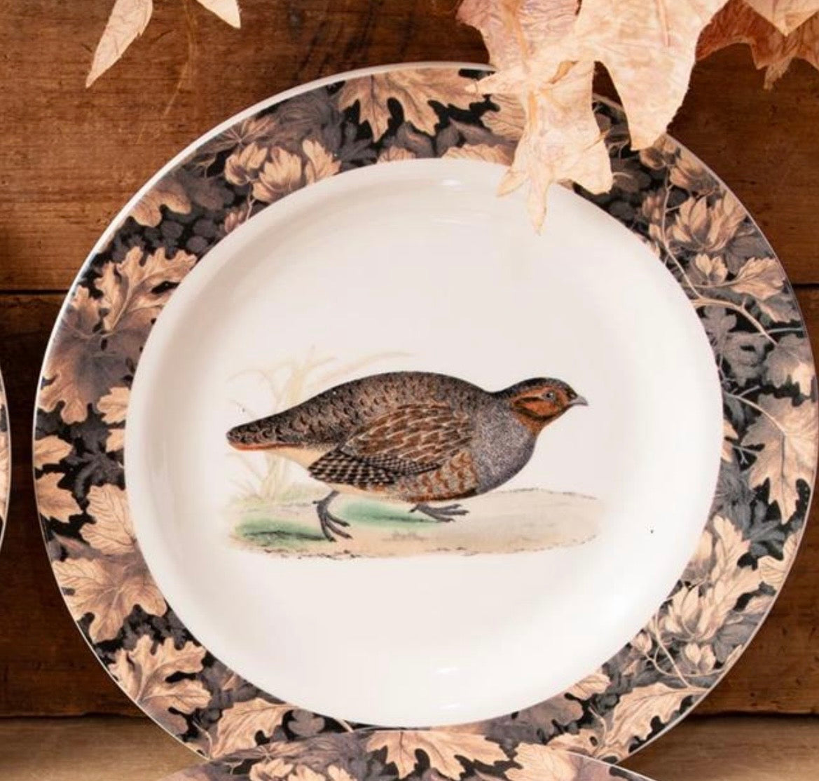 Vintage Quail Plates