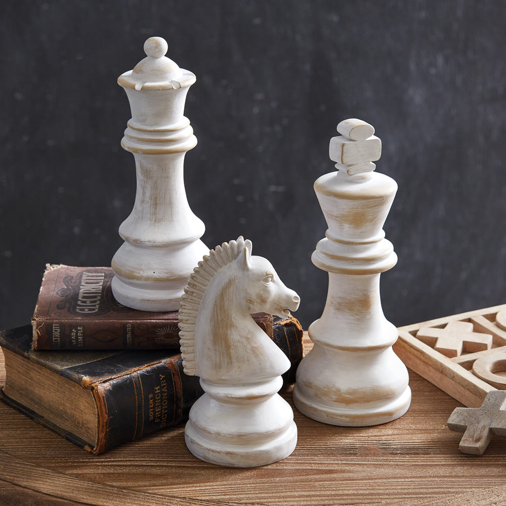 Resin Chess Sculpture