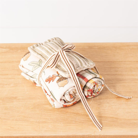 Towel and Sponge Bundle - Fall (Set Of 3)