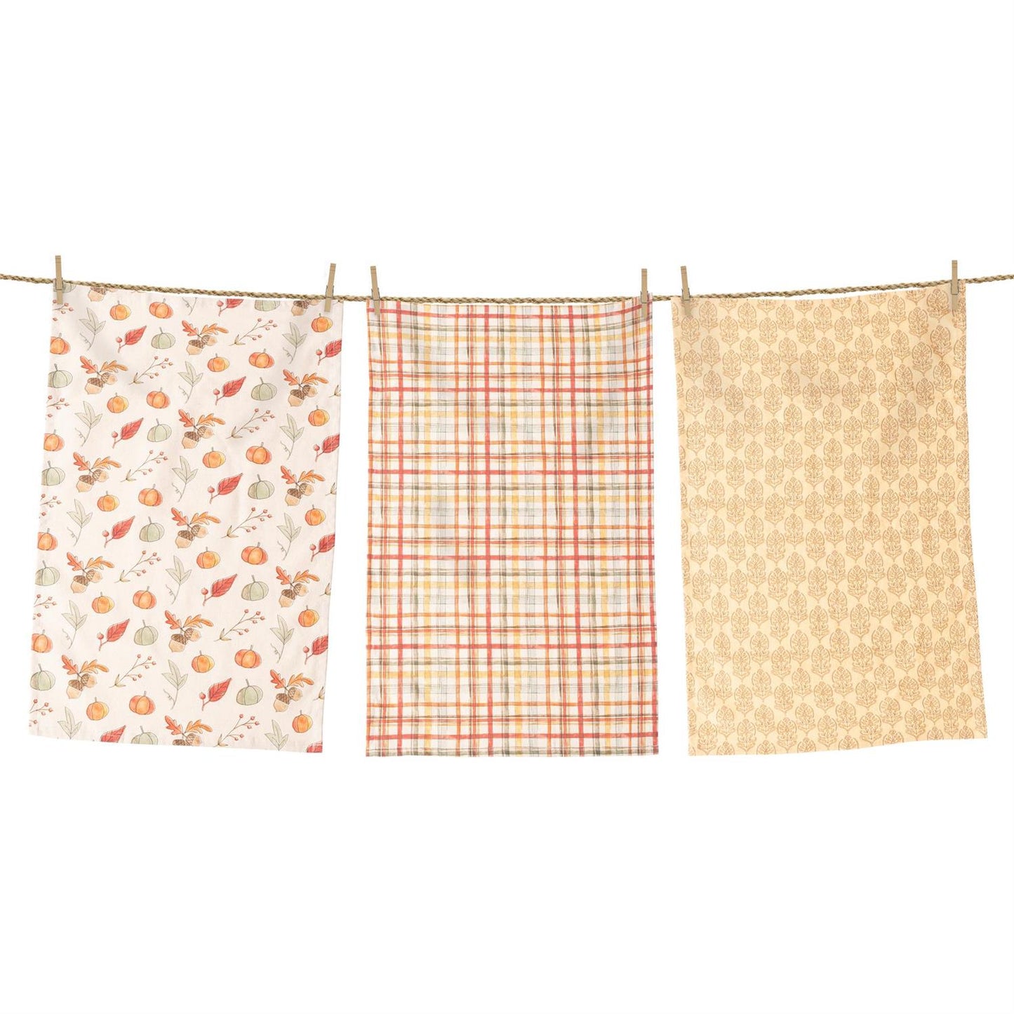 Tea Towels - Autumn Fun Prints (Set Of 3)
