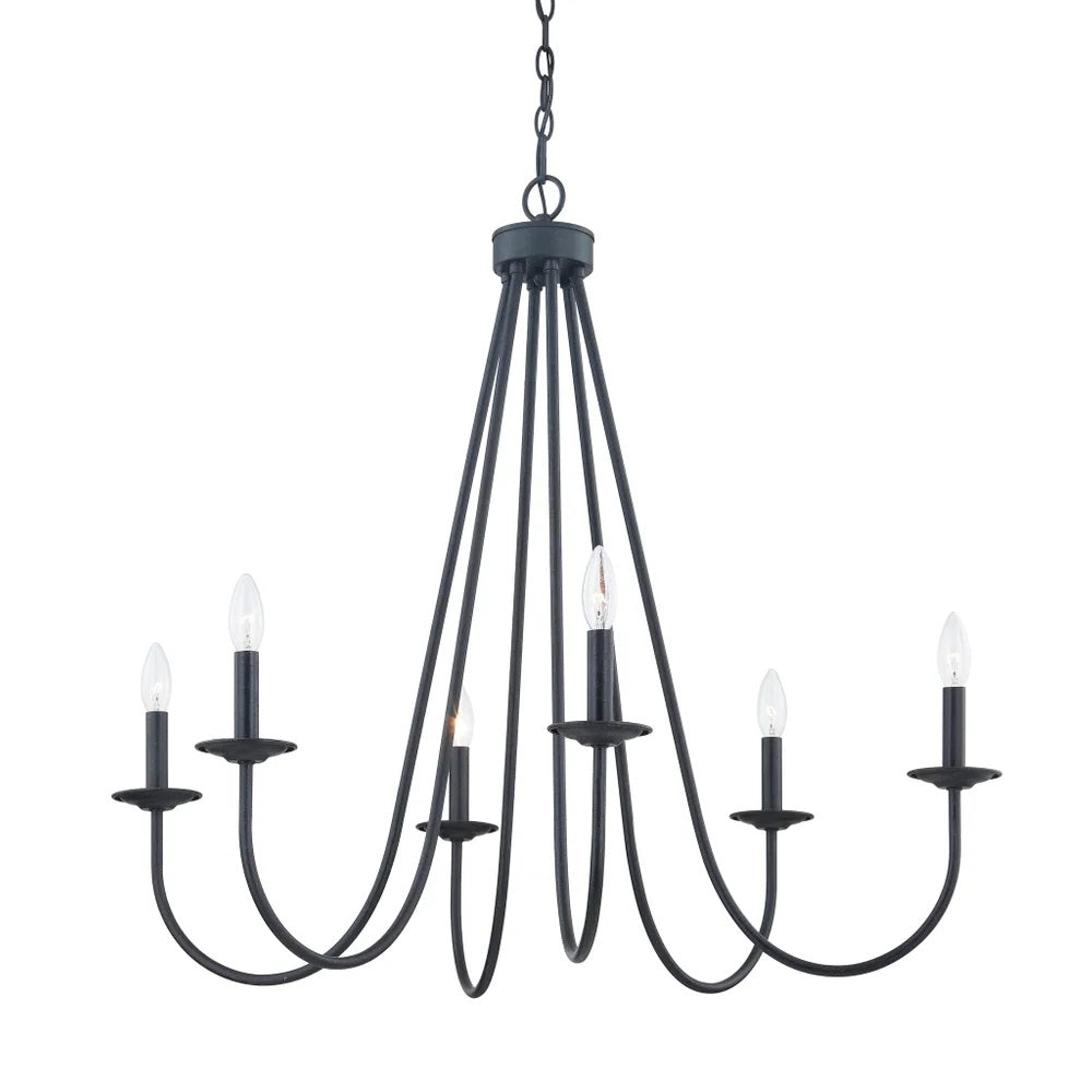 Wickham Chandelier Black