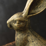 Golden Hare Figurine