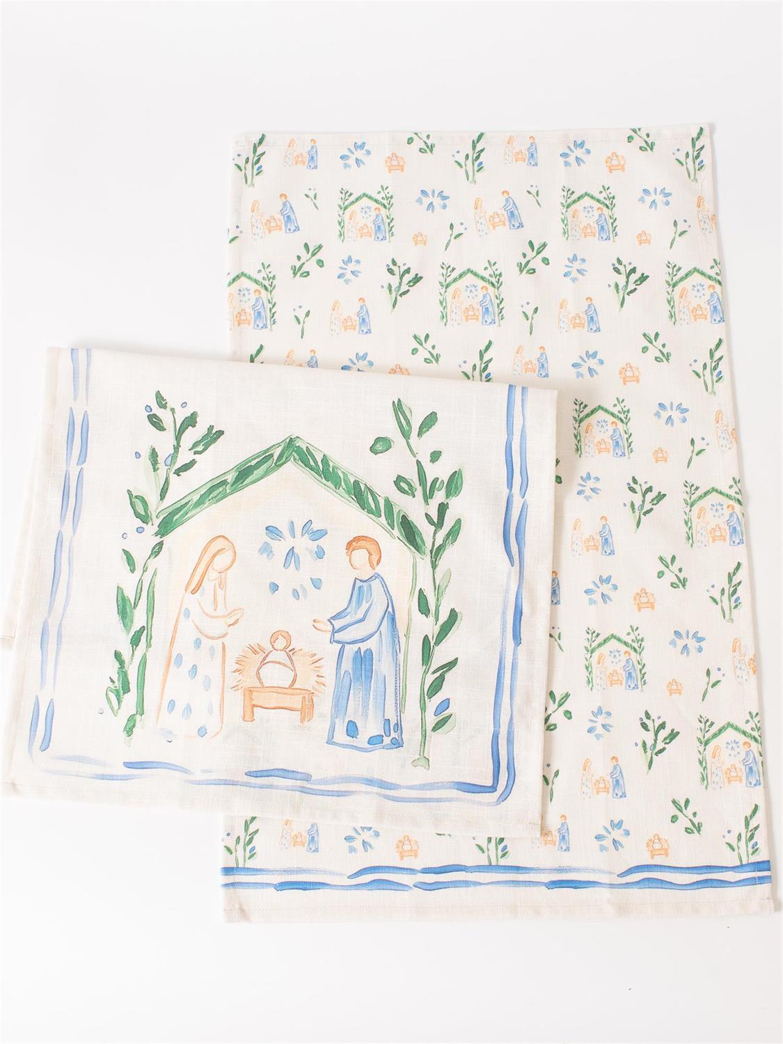Tea Towels - Simple Grace Nativity (Set of 2)