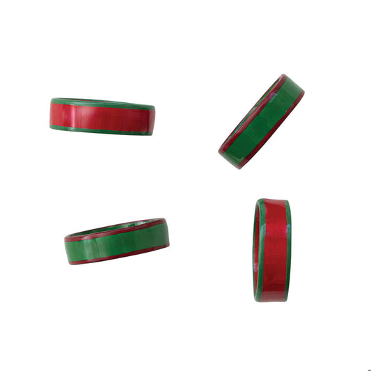 Enameled Metal Napkin Ring