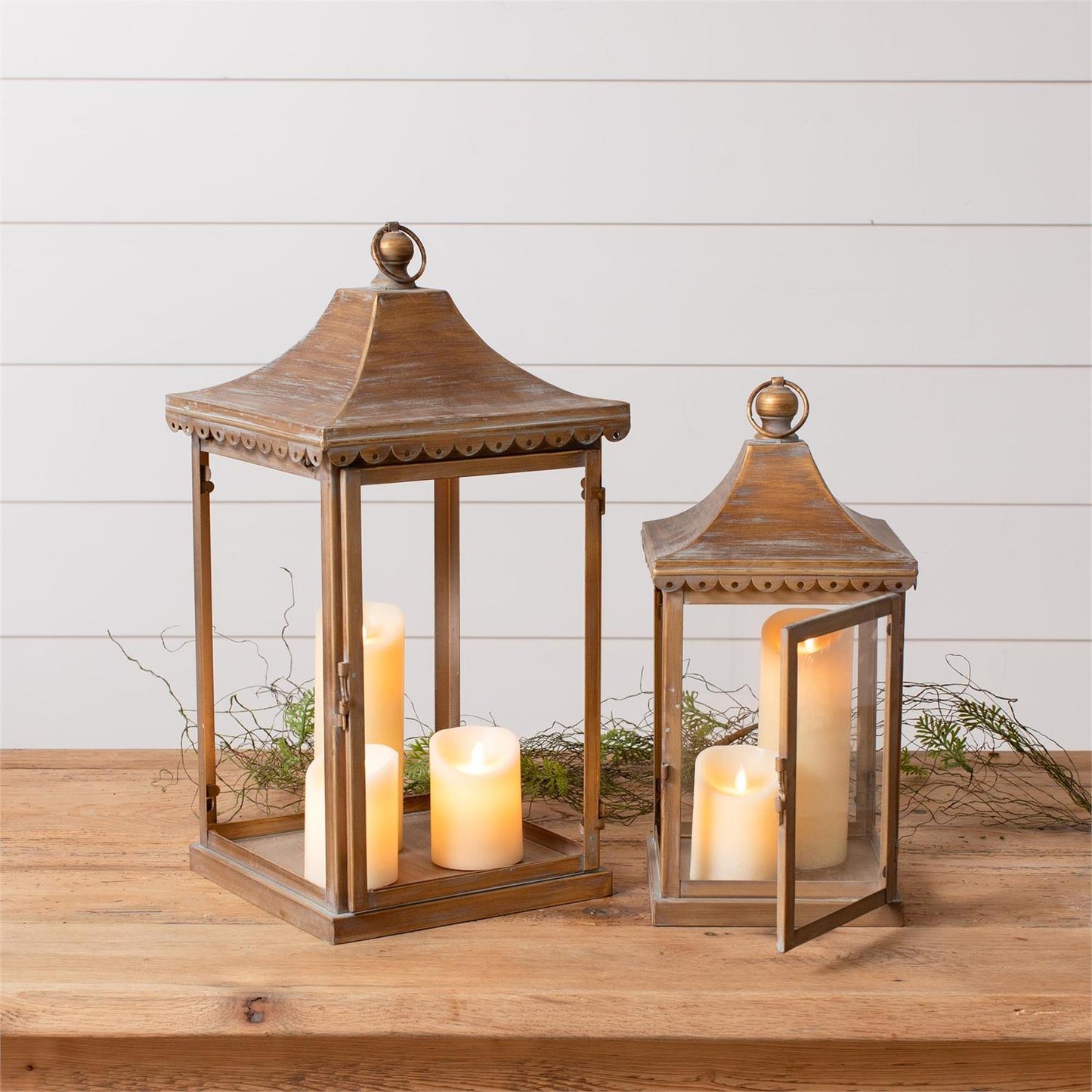 Antique Brass Lantern