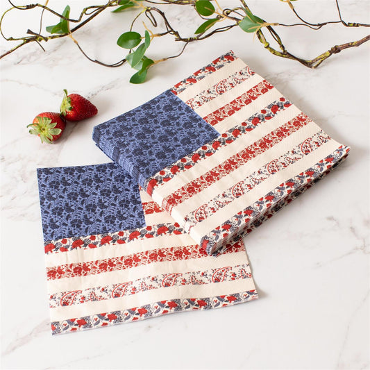 Americana Paper Napkins, pkg of 20