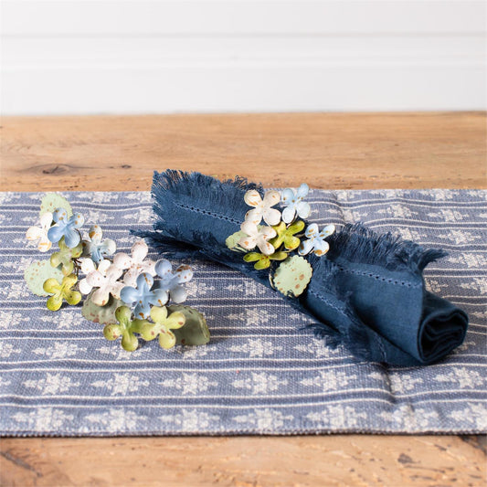 Dainty Hydrangea Napkin Ring
