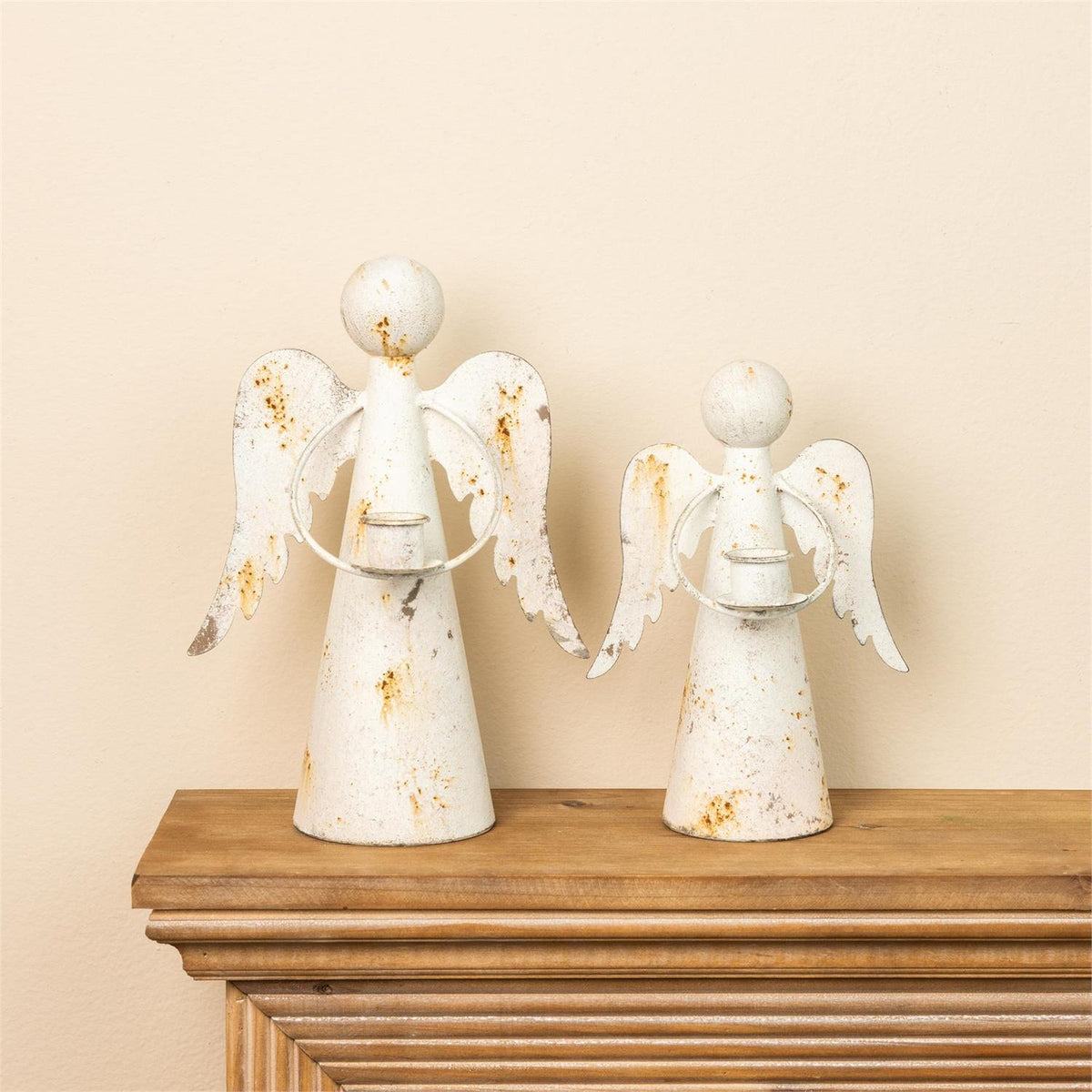Whispering Angel Flame Taper Holder