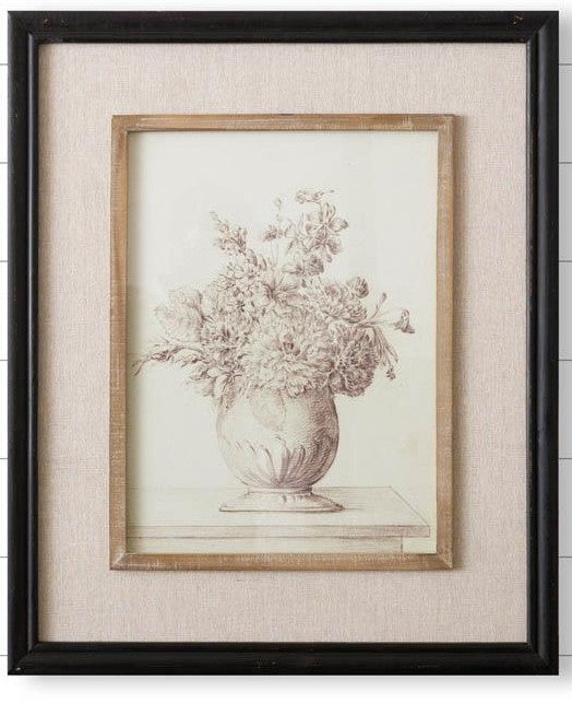 Flower Vase Framed Print