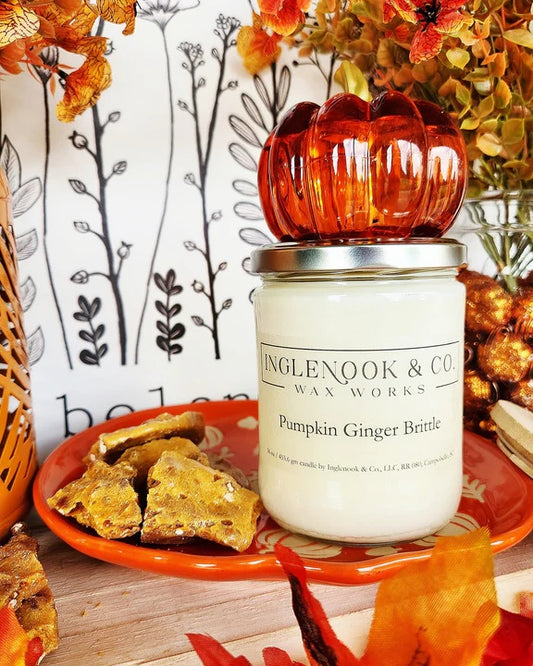 Pumpkin Ginger Brittle Soy Candle