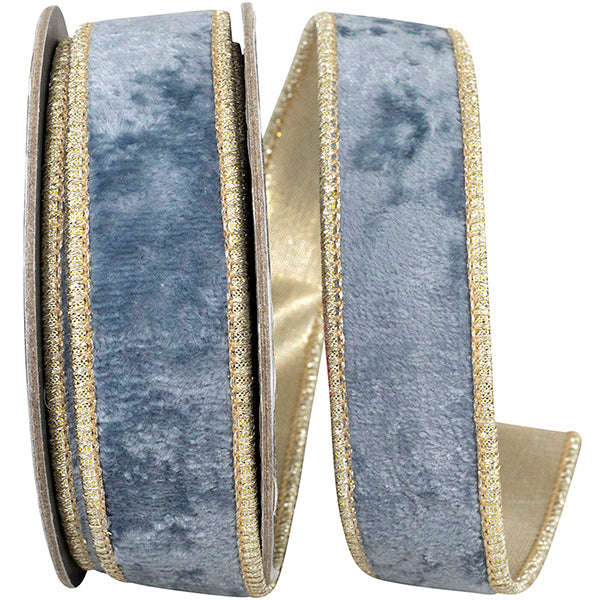 Sky Velvet Plush Ribbon - 1" x 5yds