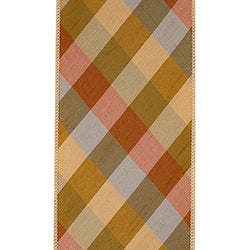 Plaid Augusta Tonal Ribbon - 4" x 5yds