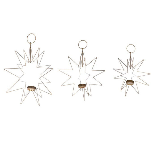Star Shaped Candle Holders