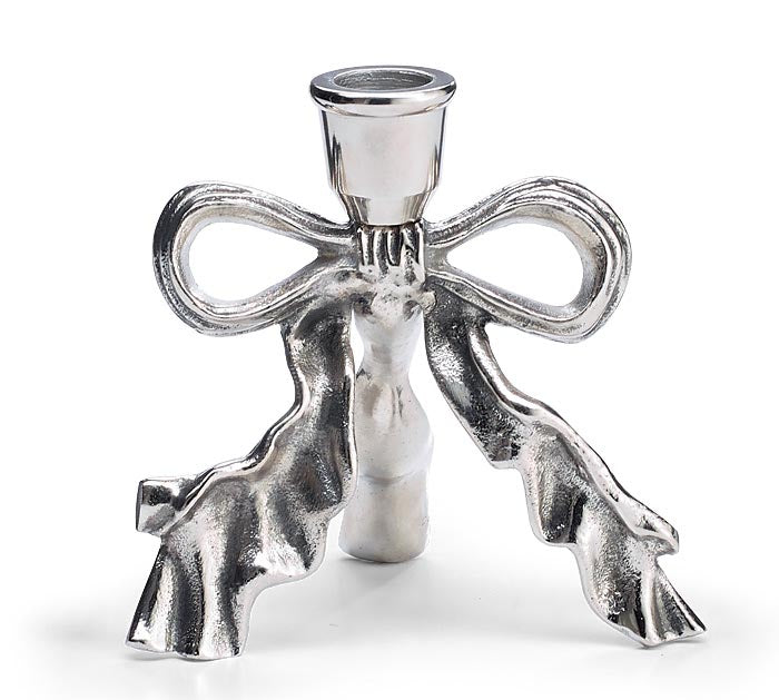 Aluminum Bow Candle Holder