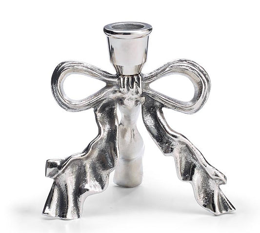 Aluminum Bow Candle Holder