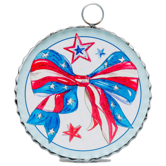 Round Stars & Stripes Mini Art