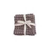 Stonewashed Cotton Waffle Weave Dish Cloths, Set of 3