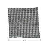 Stonewashed Cotton Waffle Weave Dish Cloths, Set of 3