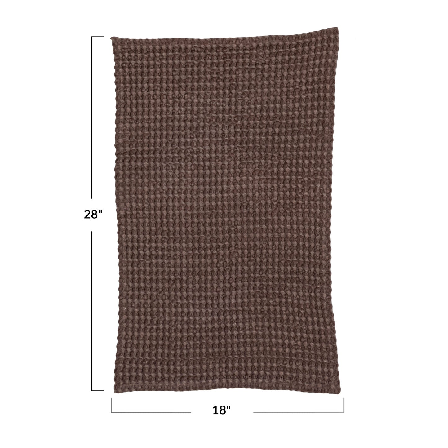 Stonewashed Cotton Waffle Weave Tea Towel