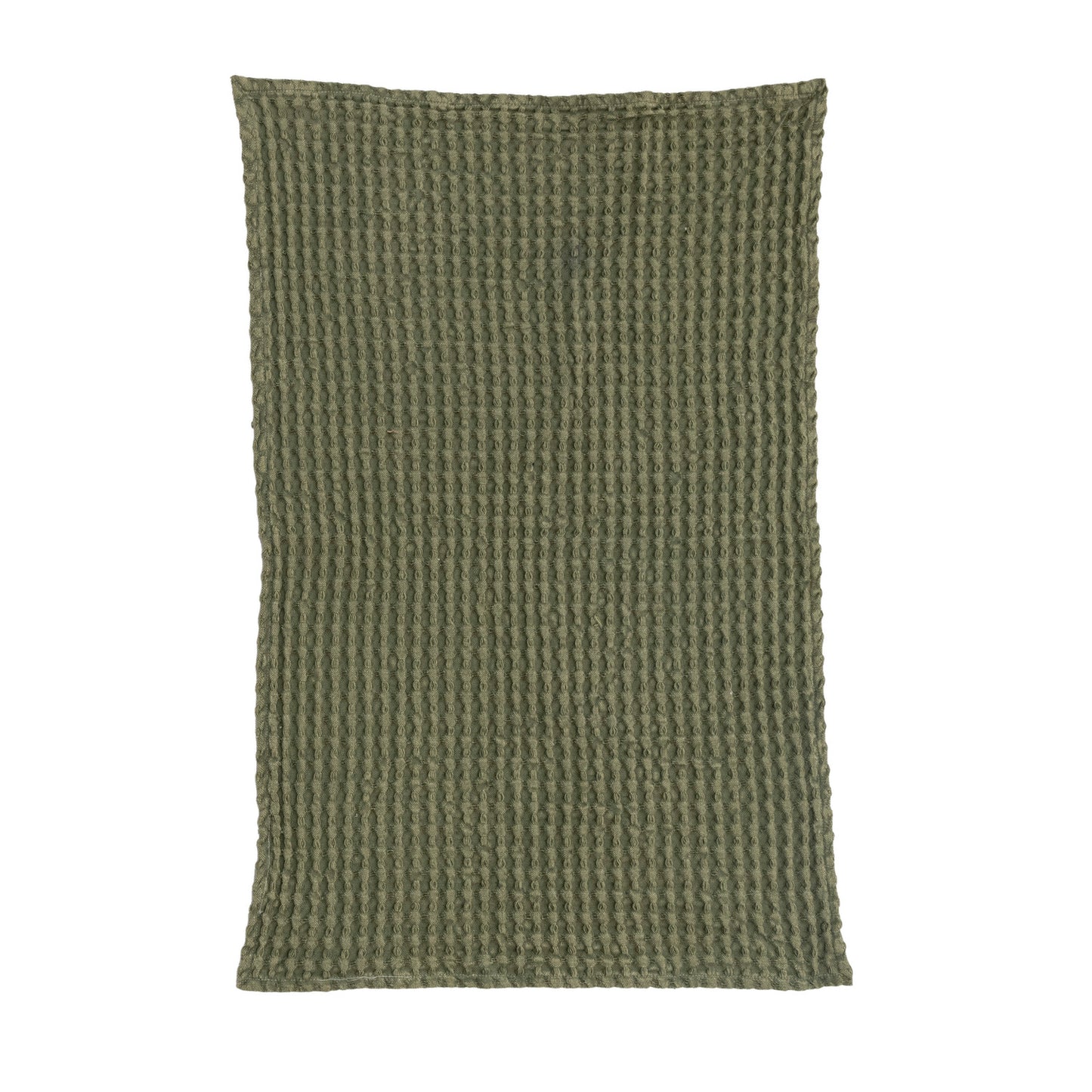 Stonewashed Cotton Waffle Weave Tea Towel