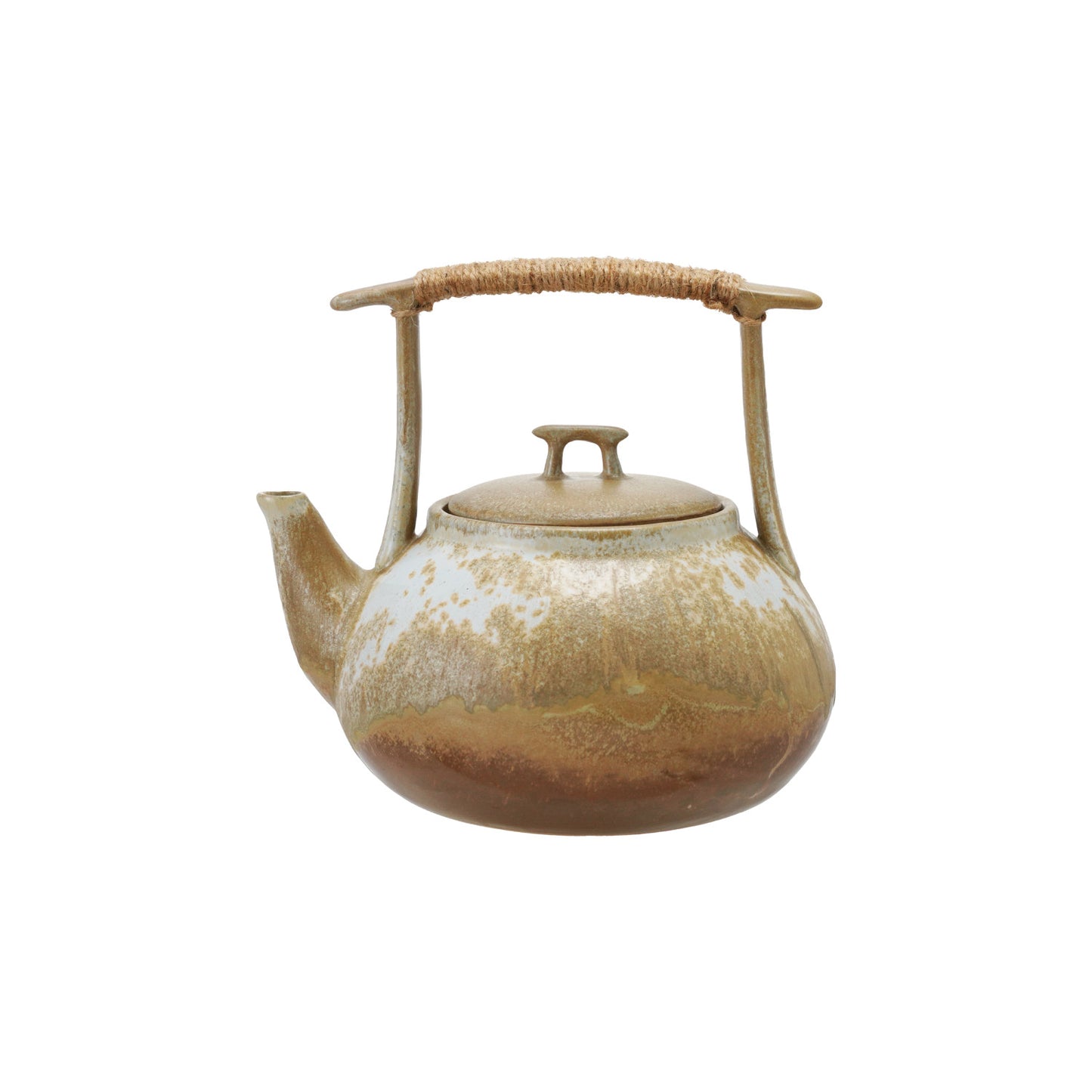 Teapot with Jute Wrapped Handle