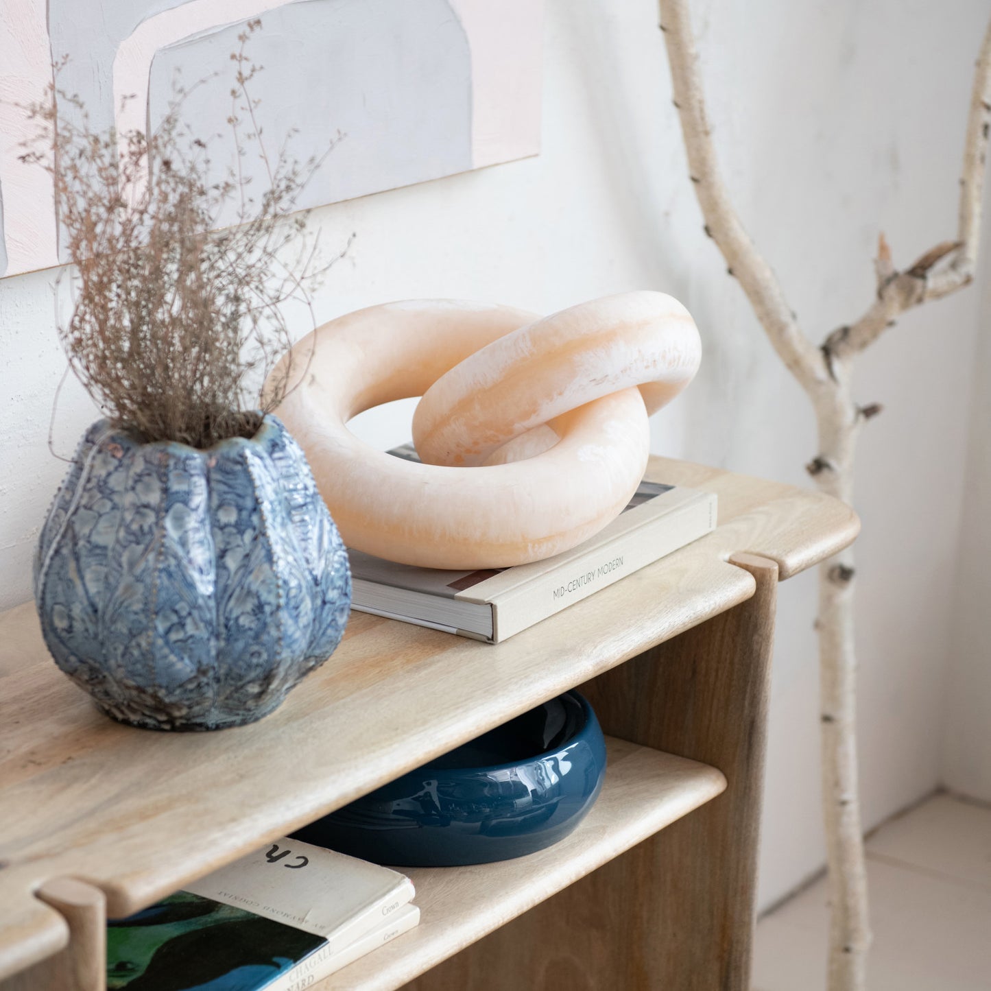 Embossed Stoneware Planter