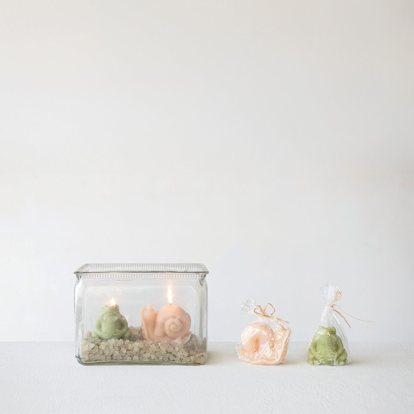 Unscented Frog Shaped Candle