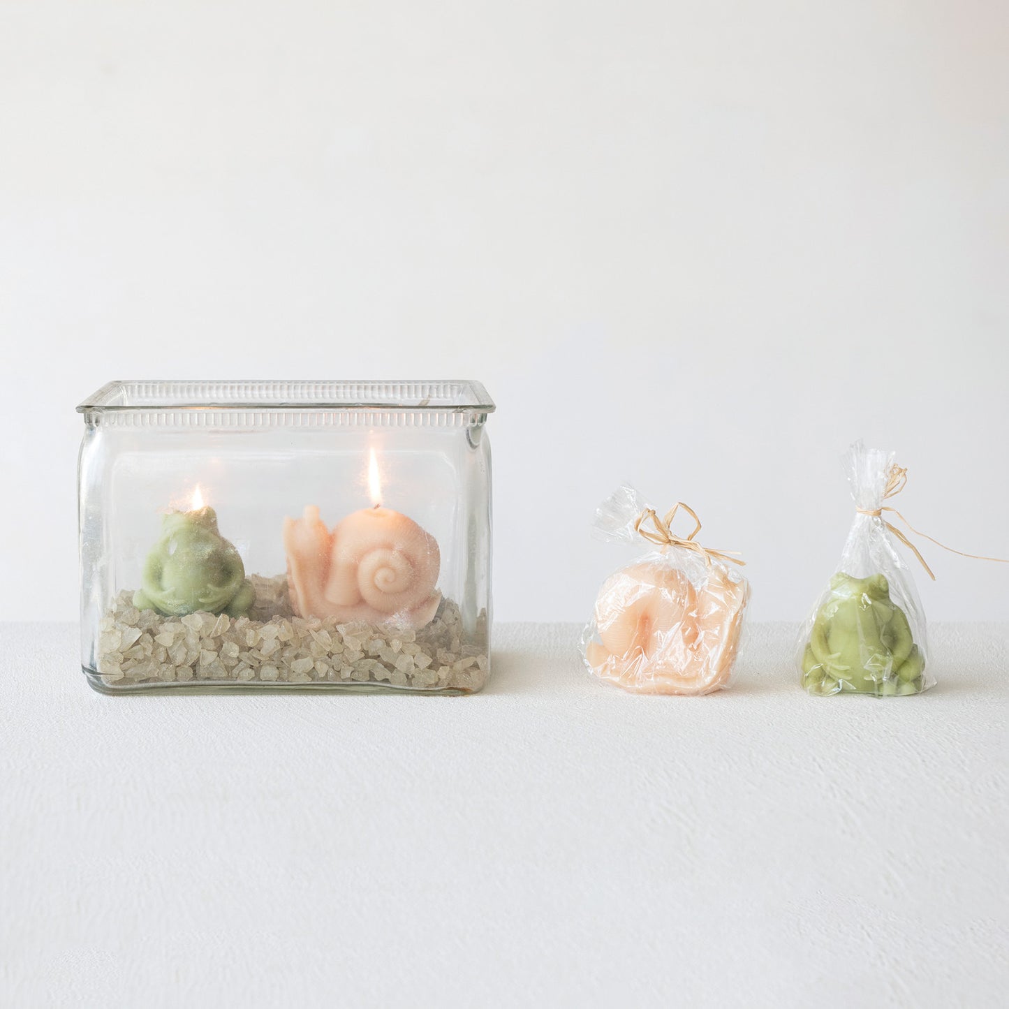 Unscented Frog Shaped Candle