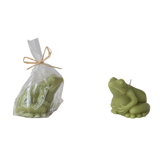 Unscented Frog Shaped Candle