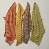 Oversized Stonewashed Cotton Waffle Weave Tea Towel